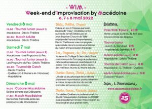 tournoi improvisation macédoine