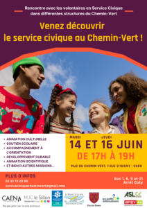 Journée service civique au Chemin vert à caen : venez découvrir le volontariat !