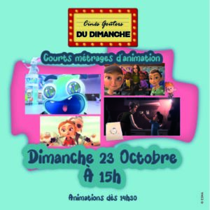 Ciné-gouter vacances de la toussaint - courts métrages d'animation